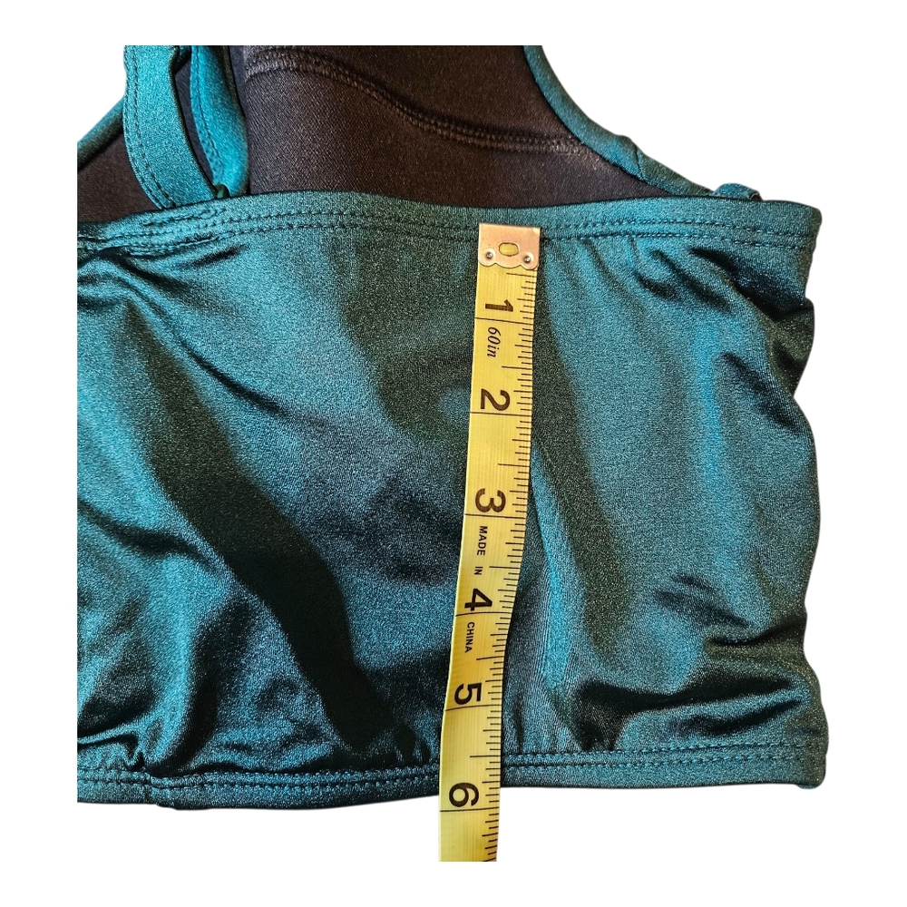 Cacique Swim Dark Teal Green Balconette Bikini Top Size 44 DD NWT - Picture 8 of 8